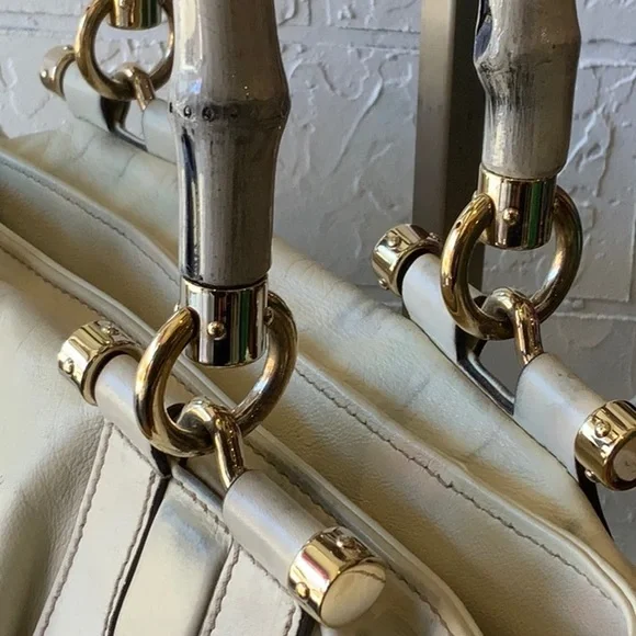 Gucci cream leather handbag - Picture 4 of 16